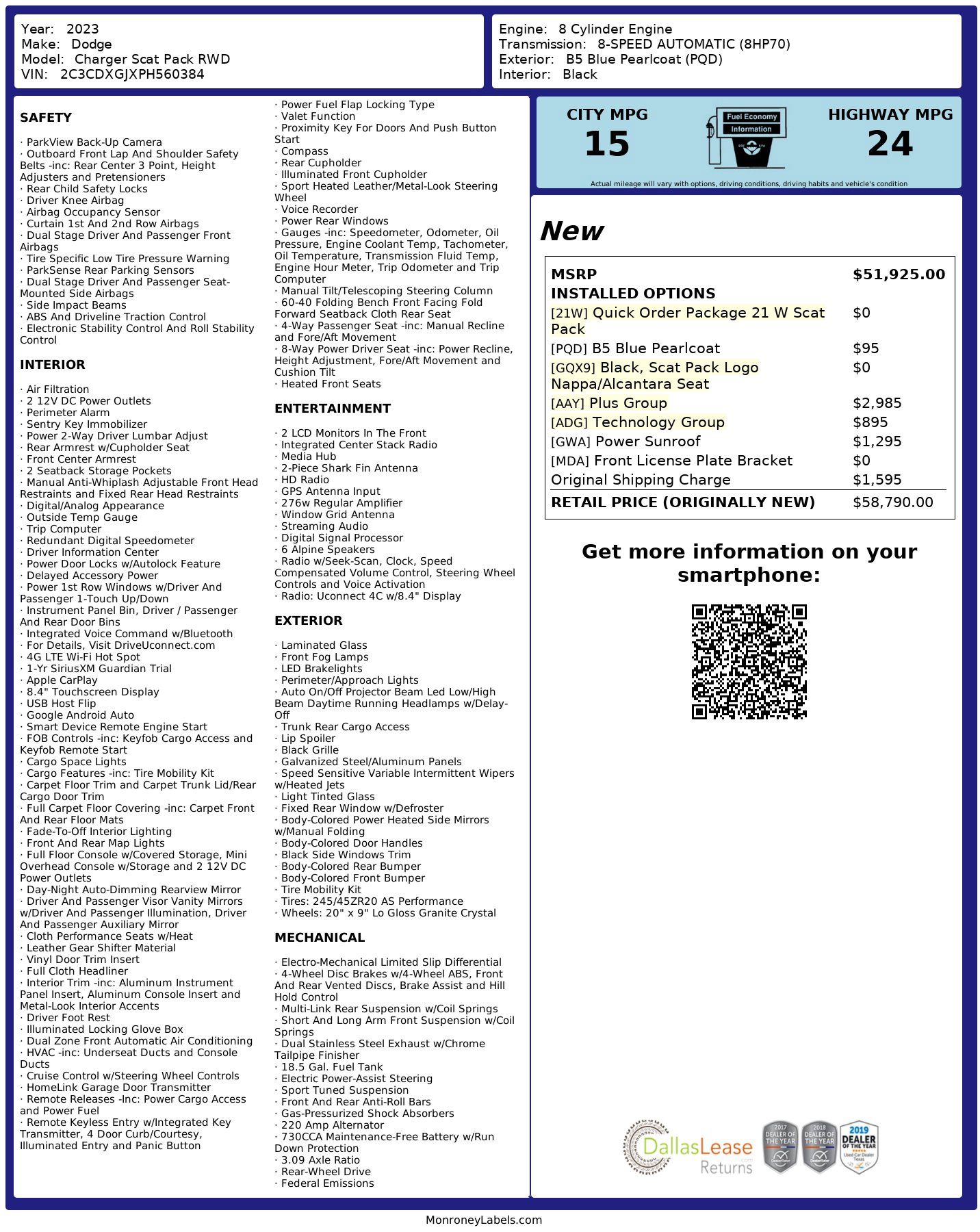 Used 2023 Dodge Charger Scat Pack w/ Plus Group image 3