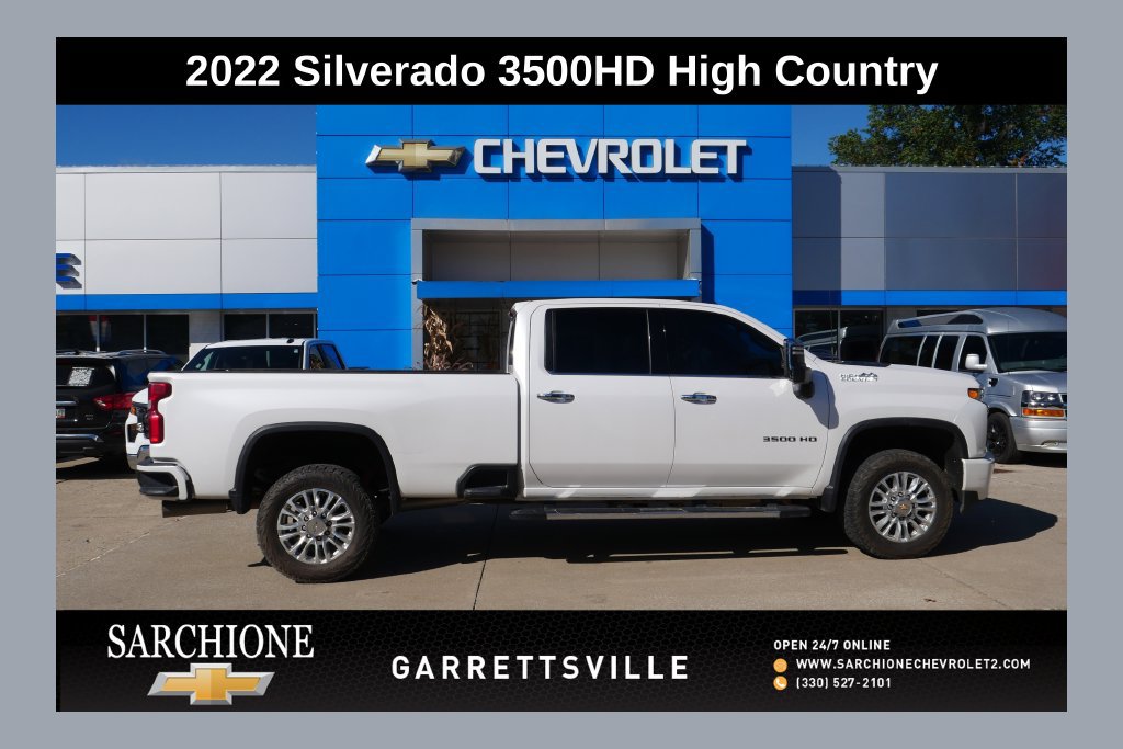 Used 2022 Chevrolet Silverado 3500 High Country w/ Safety Package II AWD/4WD image 1