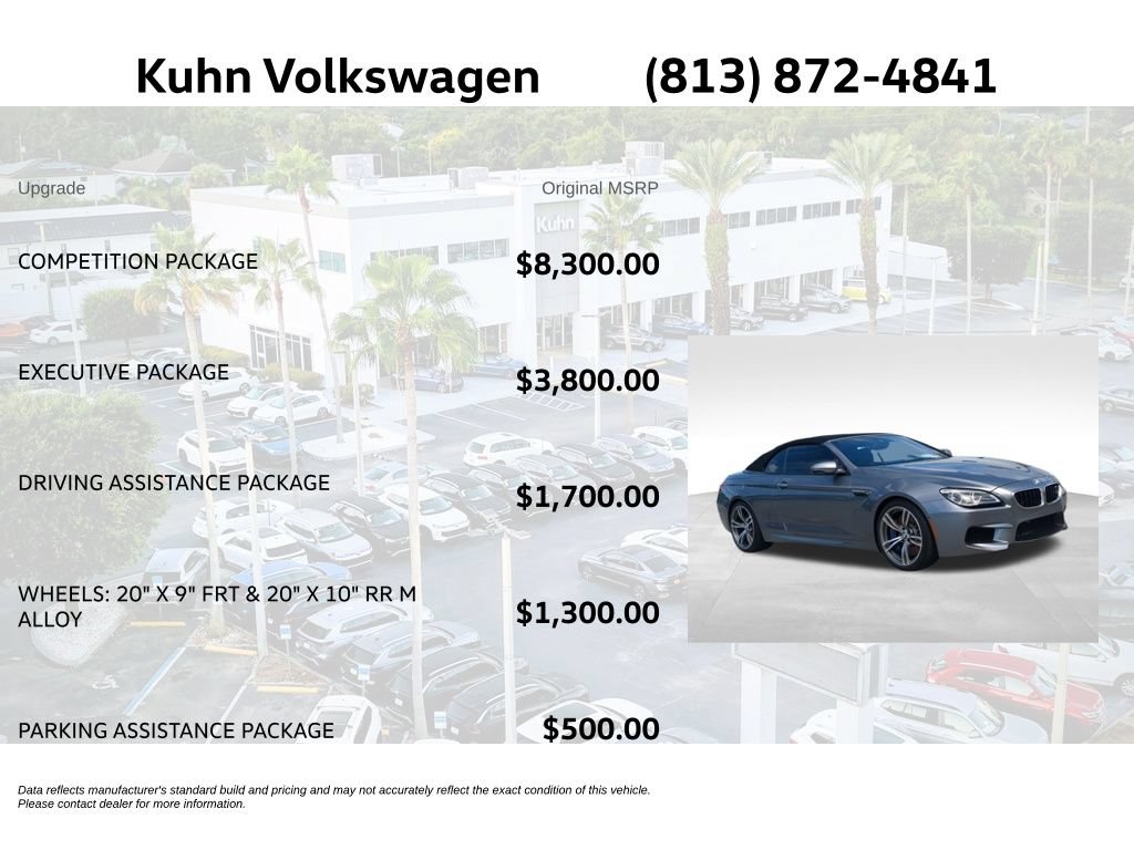 Used 2018 BMW M6 Convertible RWD image 5