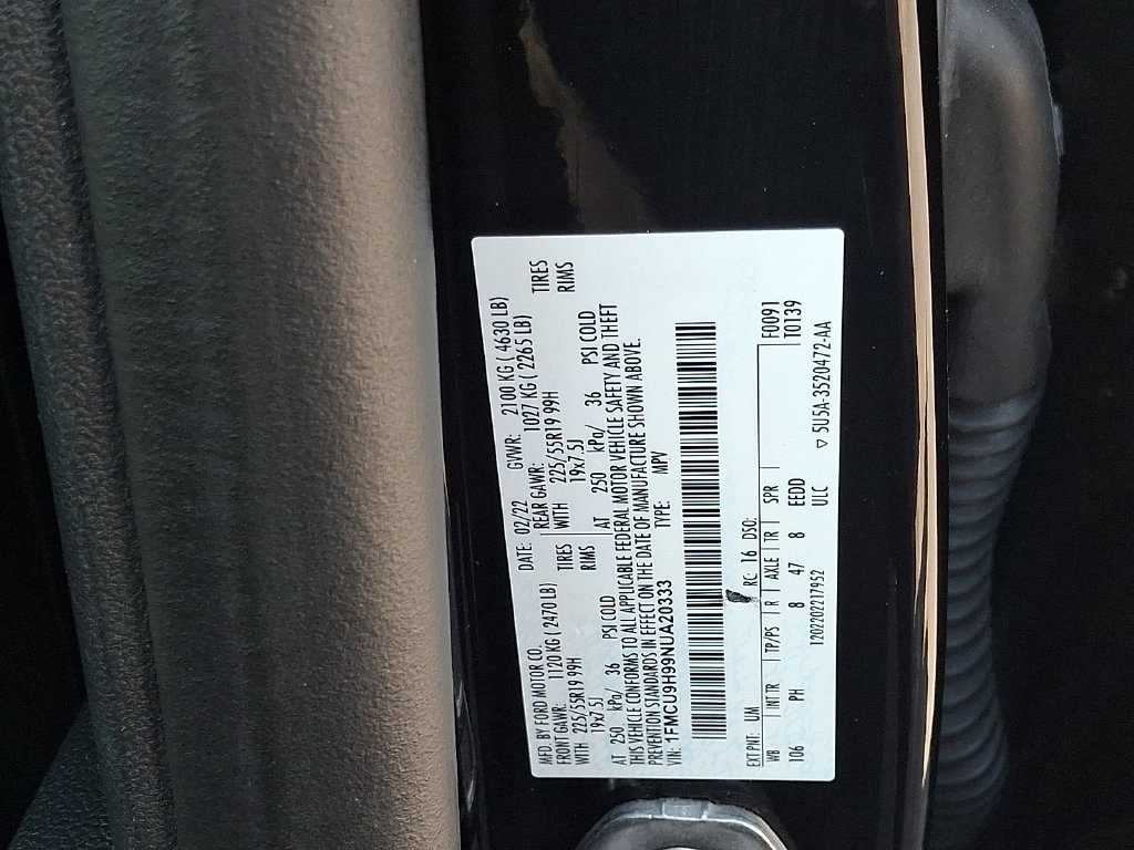 Used 2022 Ford Escape SEL w/ SEL Stealth AWD Package image 26