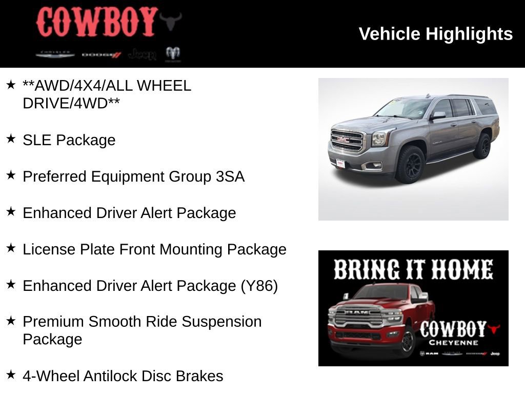 Used 2020 GMC Yukon XL SLE w/ Enhanced Driver Alert Package image 2