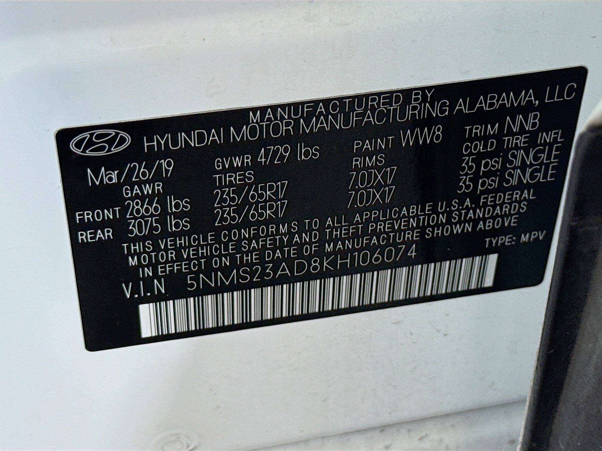 Used 2019 Hyundai Santa Fe SE image 39