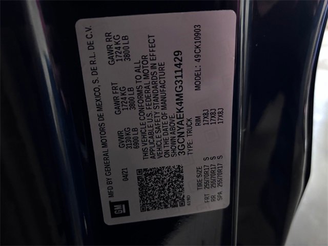 Used 2021 Chevrolet Silverado 1500 W/T w/ WT Value Package image 24