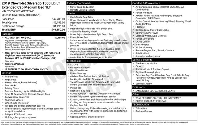 Used 2019 Chevrolet Silverado 1500 LT w/ All Star Edition image 54