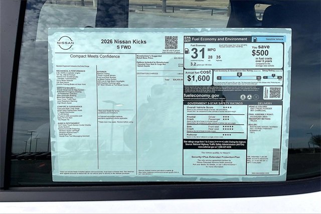 New 2026 Nissan Kicks S image 13