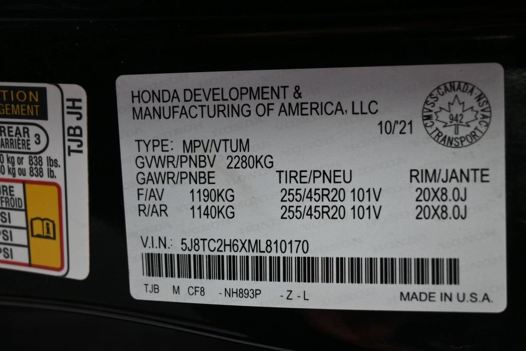 Used 2021 Acura RDX A-Specw/ Technology Package AWD/4WD image 8