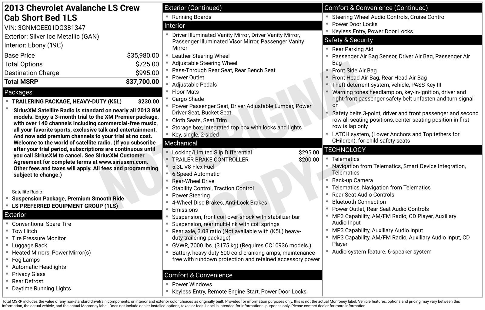 Used 2013 Chevrolet Avalanche LS RWD image 11
