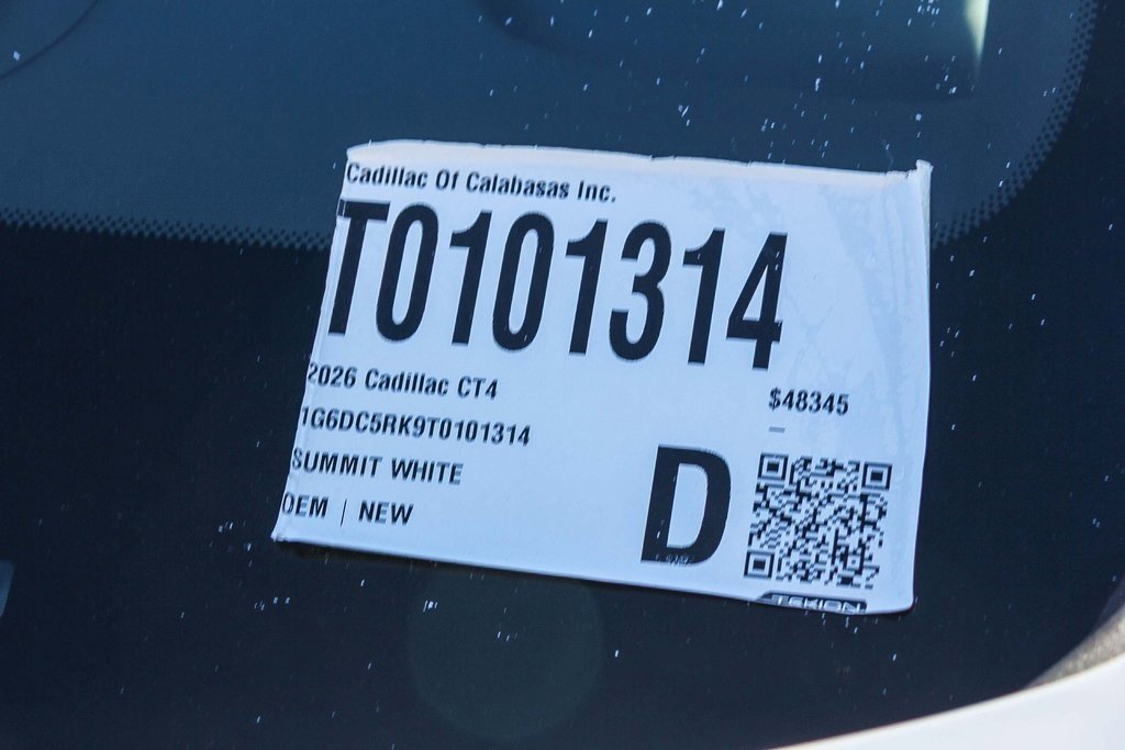 New 2026 Cadillac CT4 Sport image 29