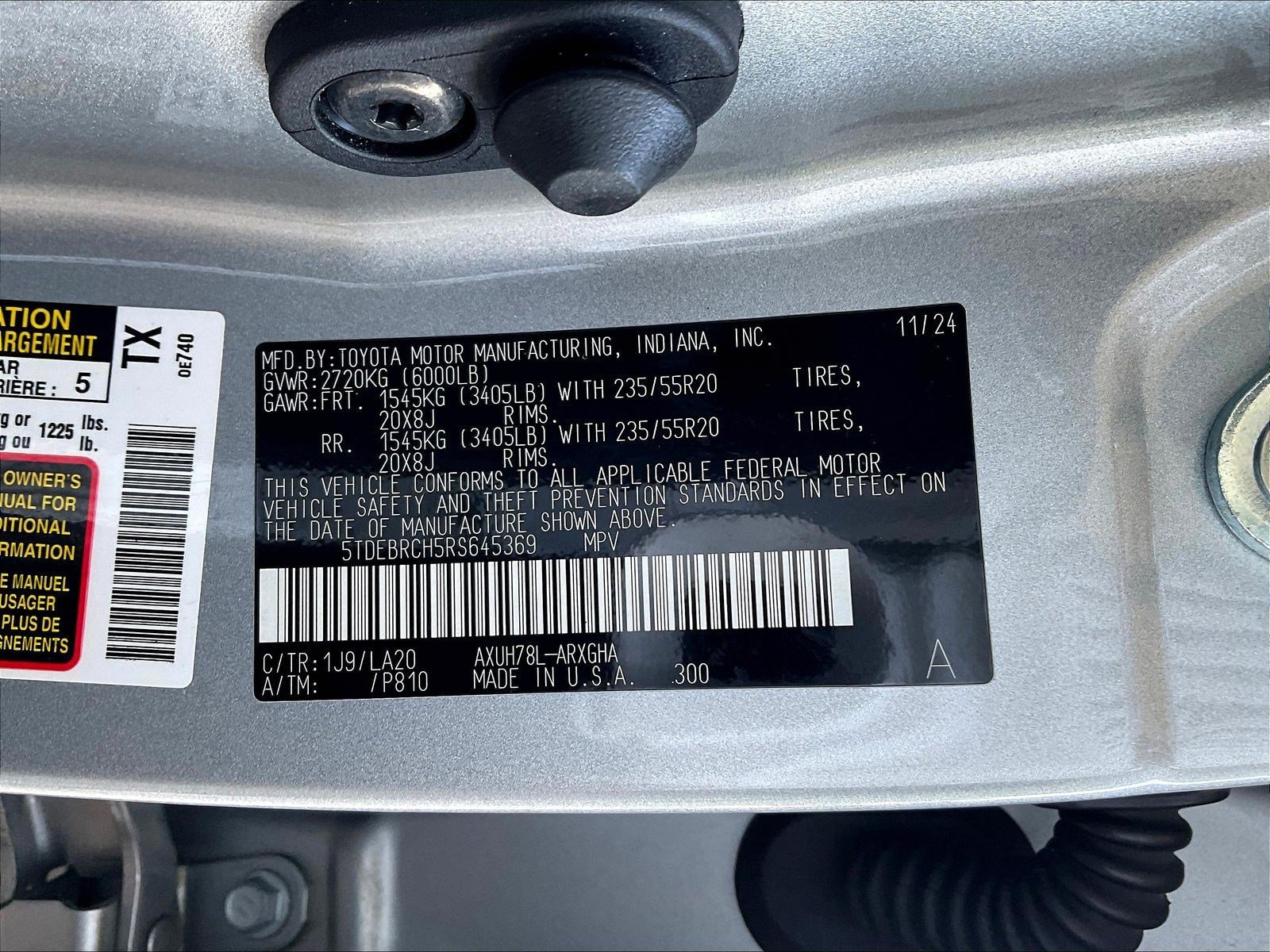 Used 2024 Toyota Highlander Platinum AWD/4WD image 19