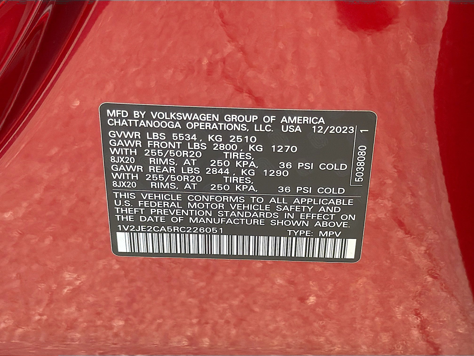 Used 2024 Volkswagen Atlas Cross Sport SE w/ Panoramic Sunroof Package FWD image 44
