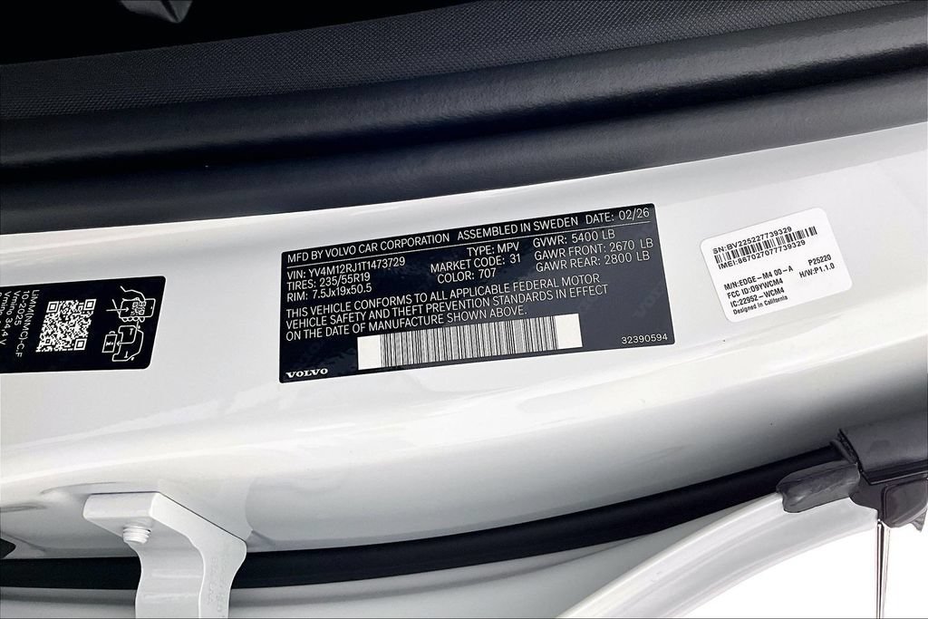 New 2026 Volvo XC60 B5 Core w/ Climate Package AWD/4WD image 23