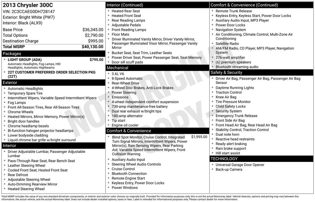 Used 2013 Chrysler 300 C w/ Light Group image 27