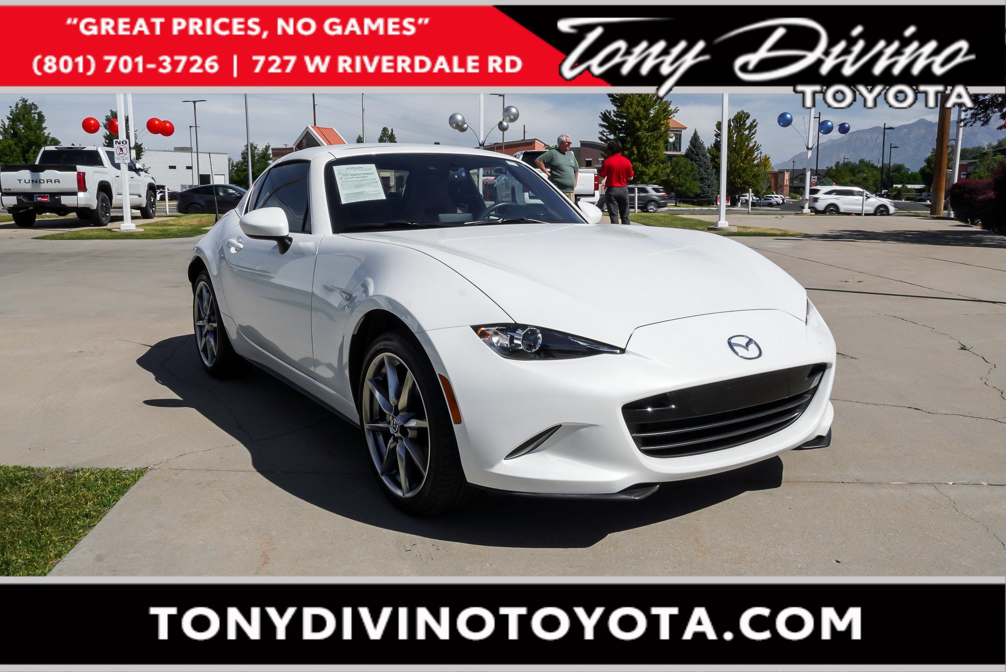 Used 2022 MAZDA MX-5 Miata RF Grand Touring w/ Weather Package RWD image 1