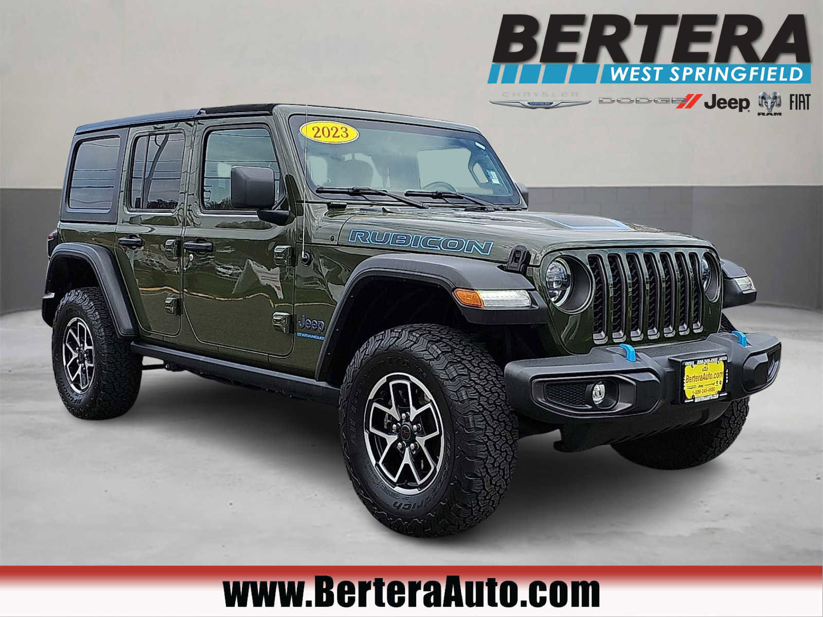 Used 2023 Jeep Wrangler Unlimited Rubicon 4xe w/ Cold Weather Group AWD/4WD image 1