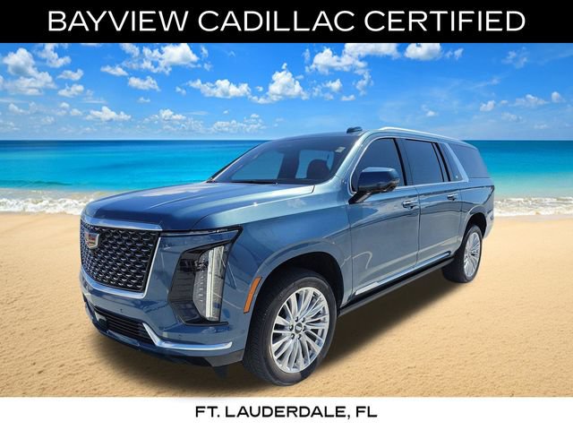 Certified 2026 Cadillac Escalade ESV Luxury w/ LPO, Floor Liner Package RWD 360° Tour