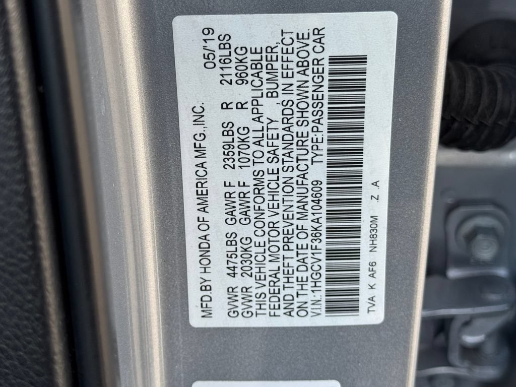 Used 2019 Honda Accord Sport image 30