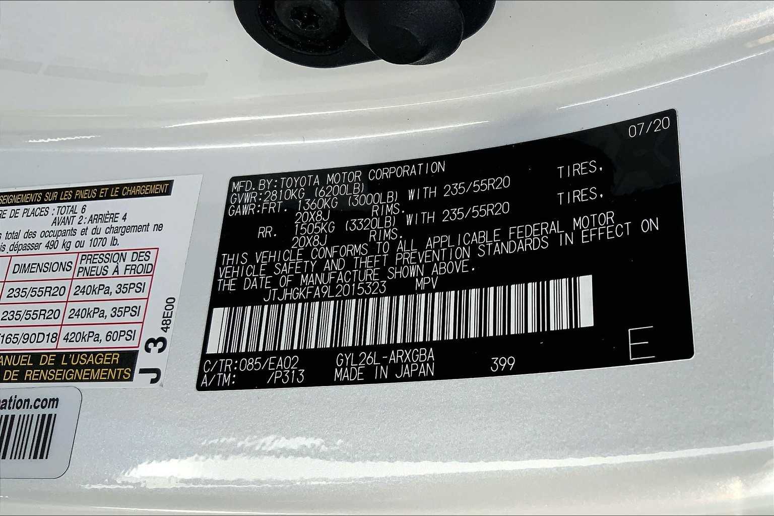 Used 2020 Lexus RX 450hL AWD w/ Premium Package image 36