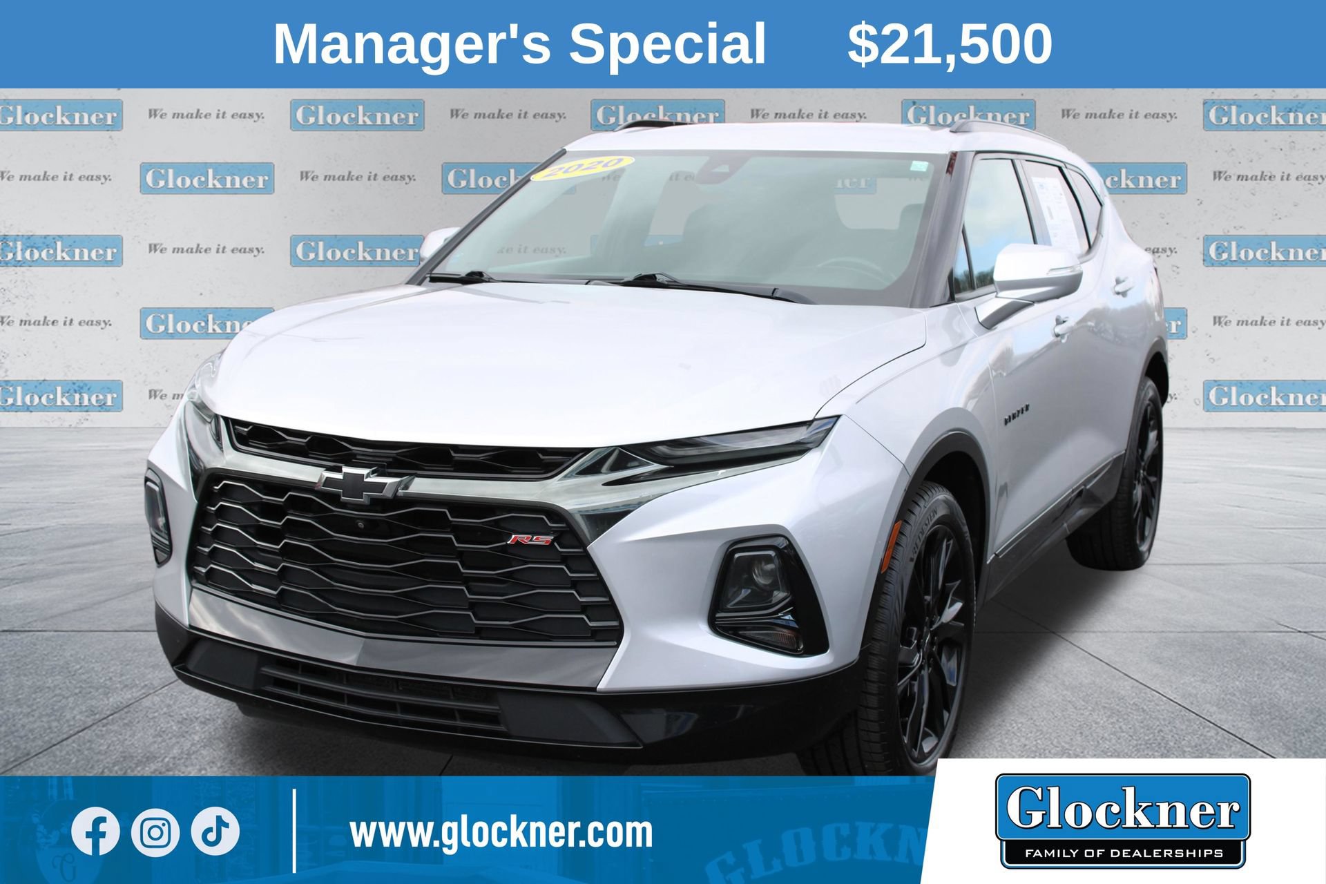 Used 2020 Chevrolet Blazer RS FWD image 1