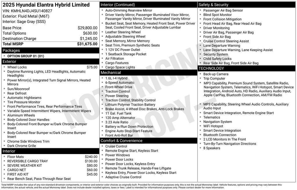 Used 2025 Hyundai Elantra Limited FWD image 2
