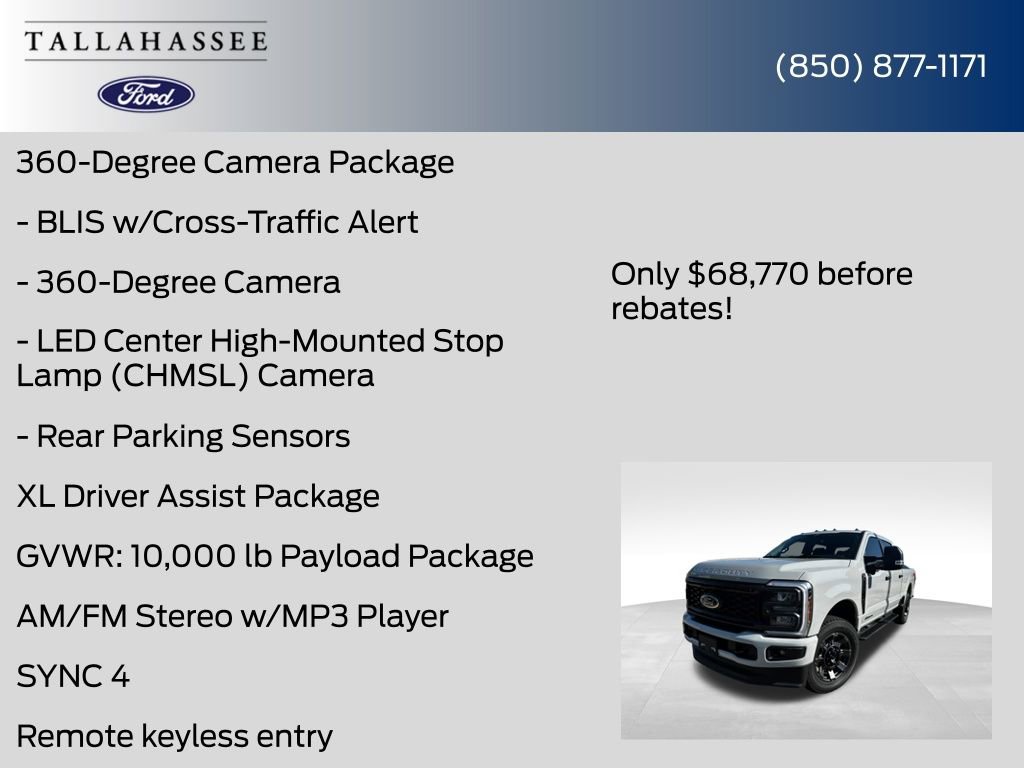 New 2025 Ford F250 XL w/ STX Appearance Package image 12
