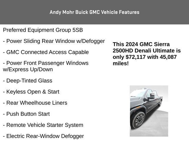 Used 2024 GMC Sierra 2500 Denali Ultimate AWD/4WD image 12