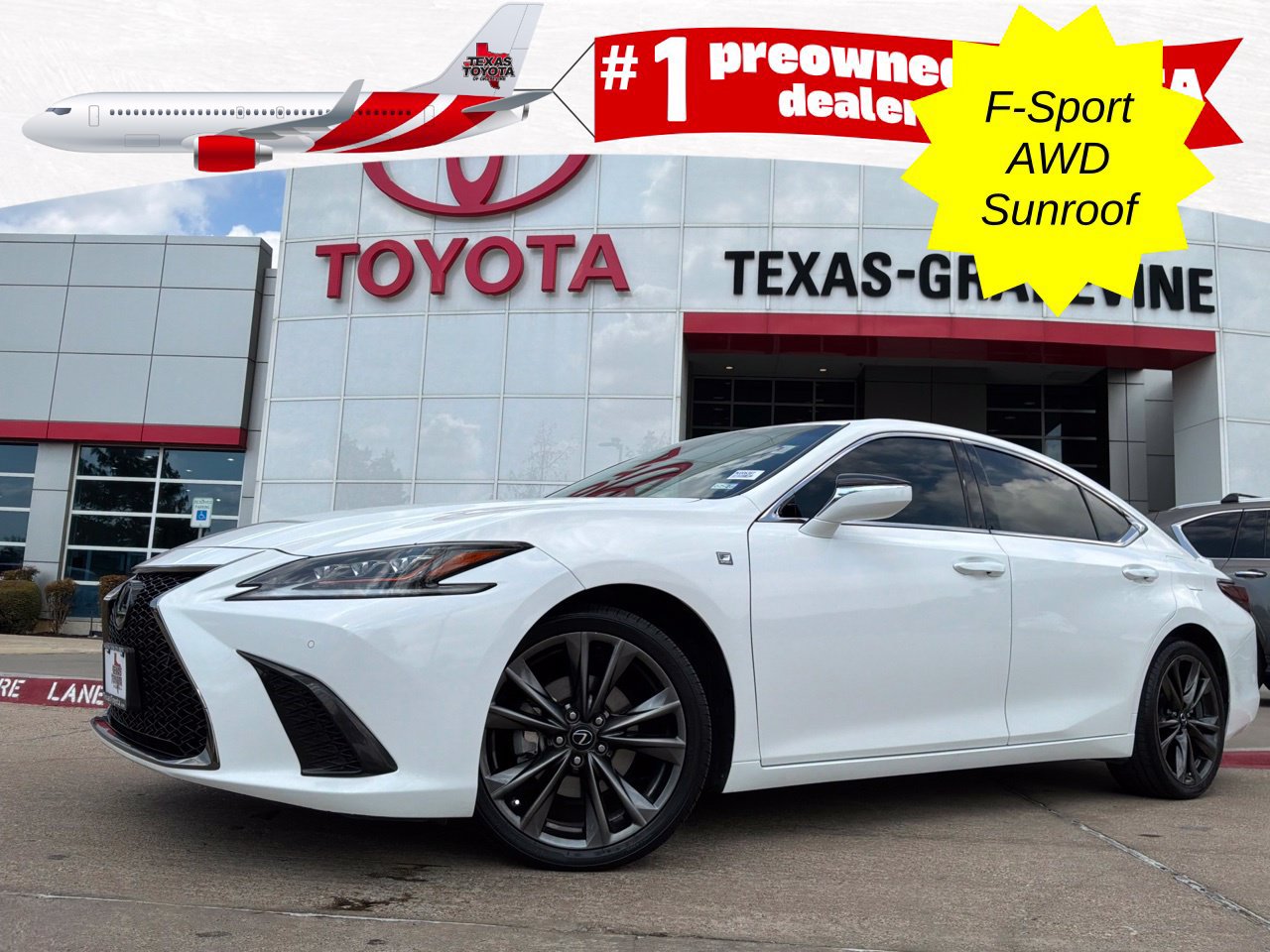 Used 2021 Lexus ES 250 F Sport AWD/4WD image 1