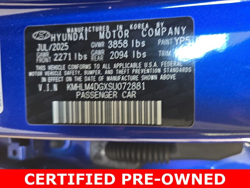 Certified 2025 Hyundai Elantra Sport image 35