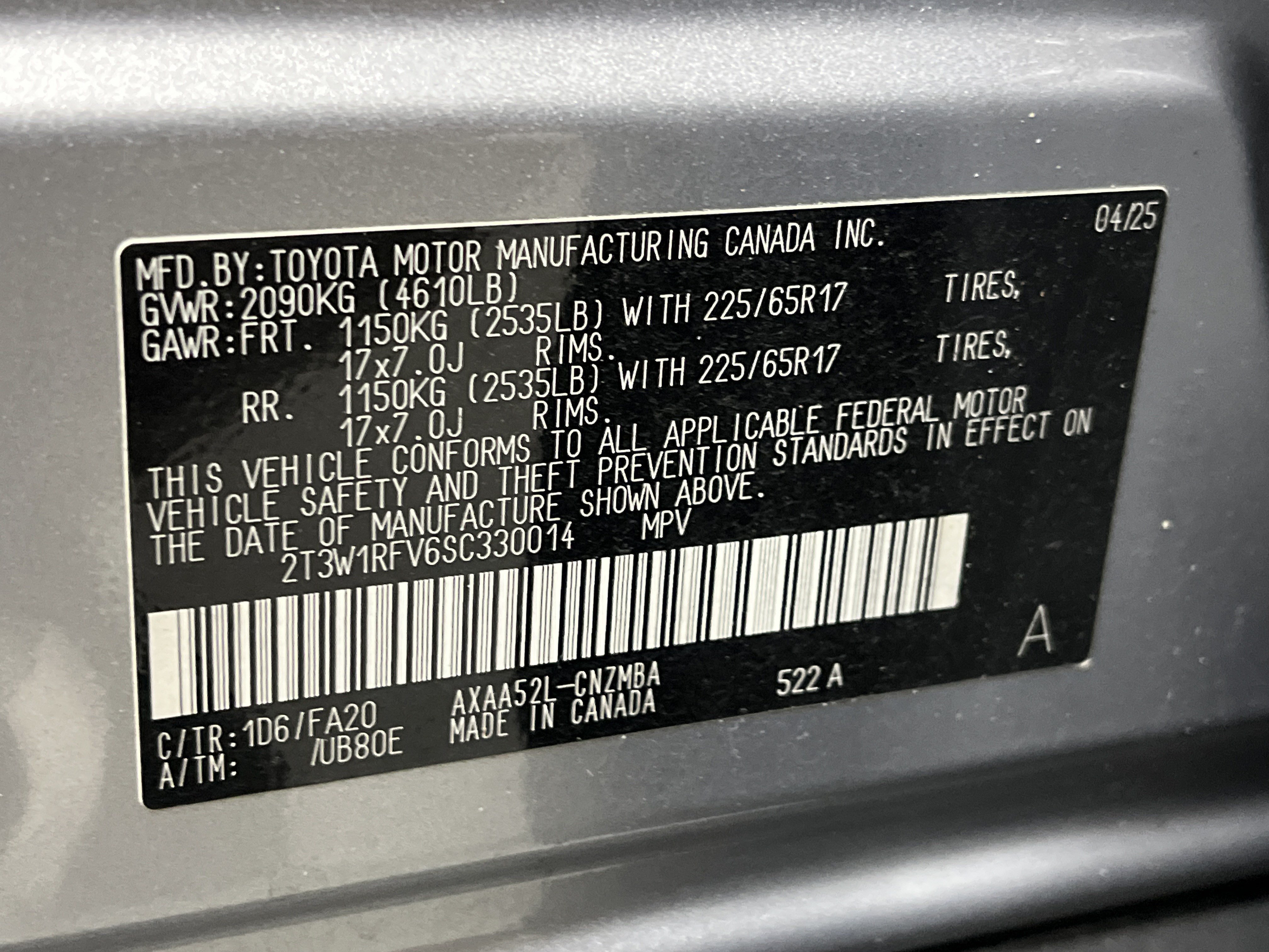 Used 2025 Toyota RAV4 XLE FWD image 33
