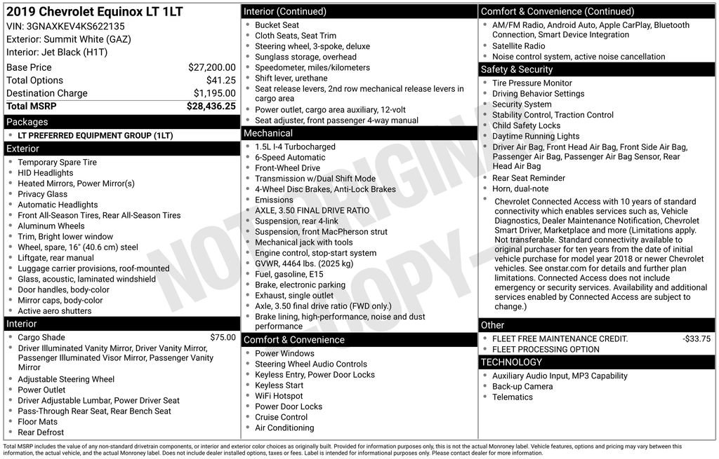 Used 2019 Chevrolet Equinox LT image 6