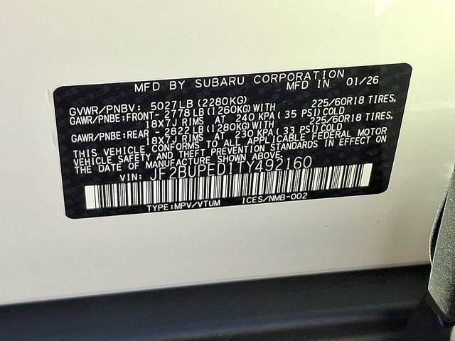 New 2026 Subaru Outback Touring image 24