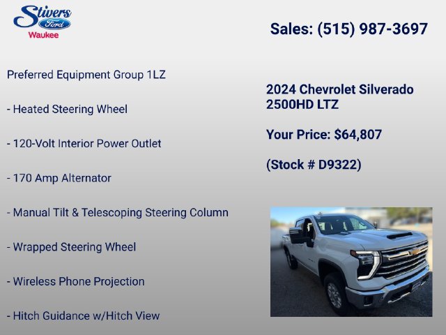 Used 2024 Chevrolet Silverado 2500 LTZ AWD/4WD image 14