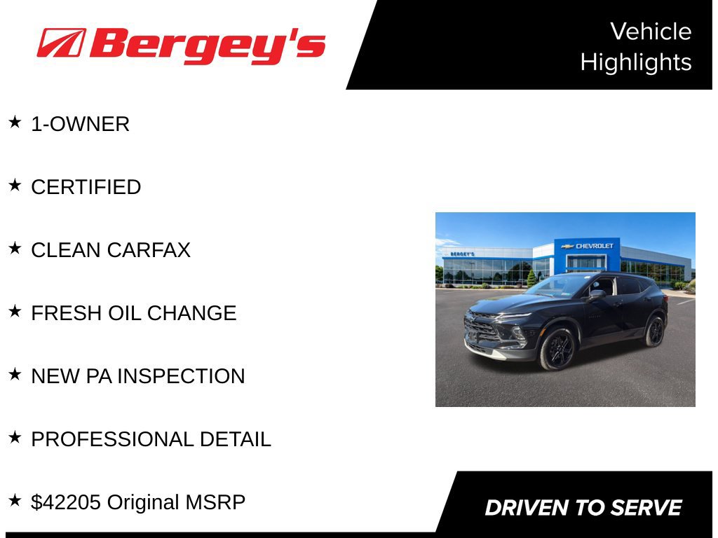 Certified 2024 Chevrolet Blazer LT w/ Convenience Package AWD/4WD image 4
