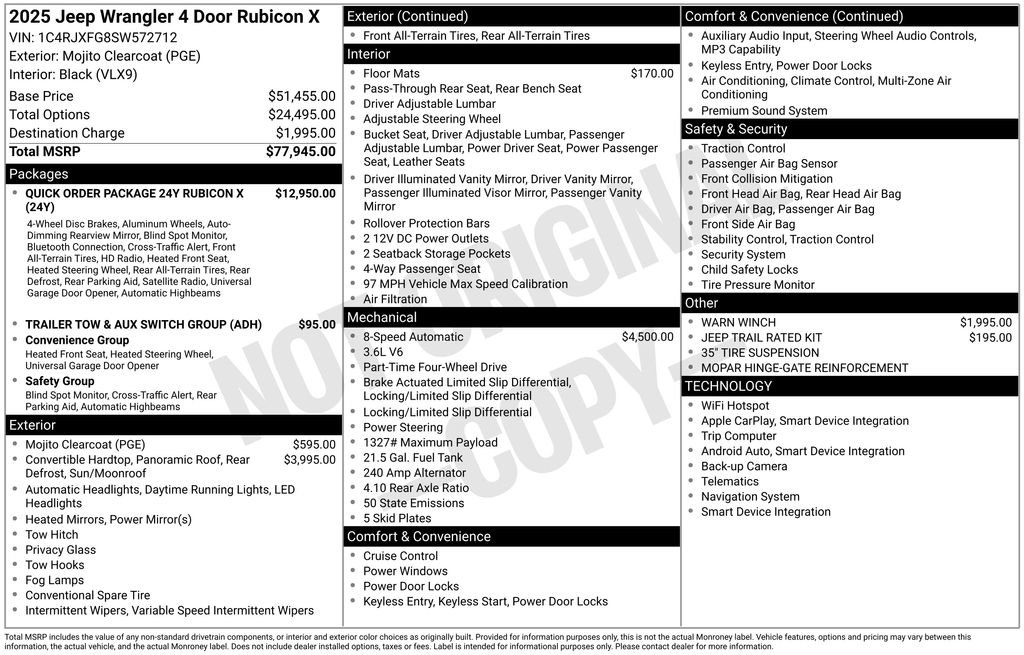 Used 2025 Jeep Wrangler Unlimited Rubicon image 2