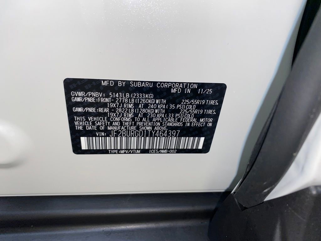 New 2026 Subaru Outback Limited XT image 25