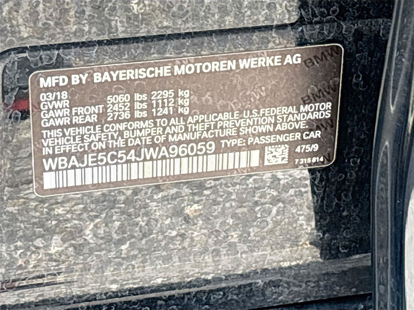 Used 2018 BMW 540i w/ M Sport Package RWD image 34