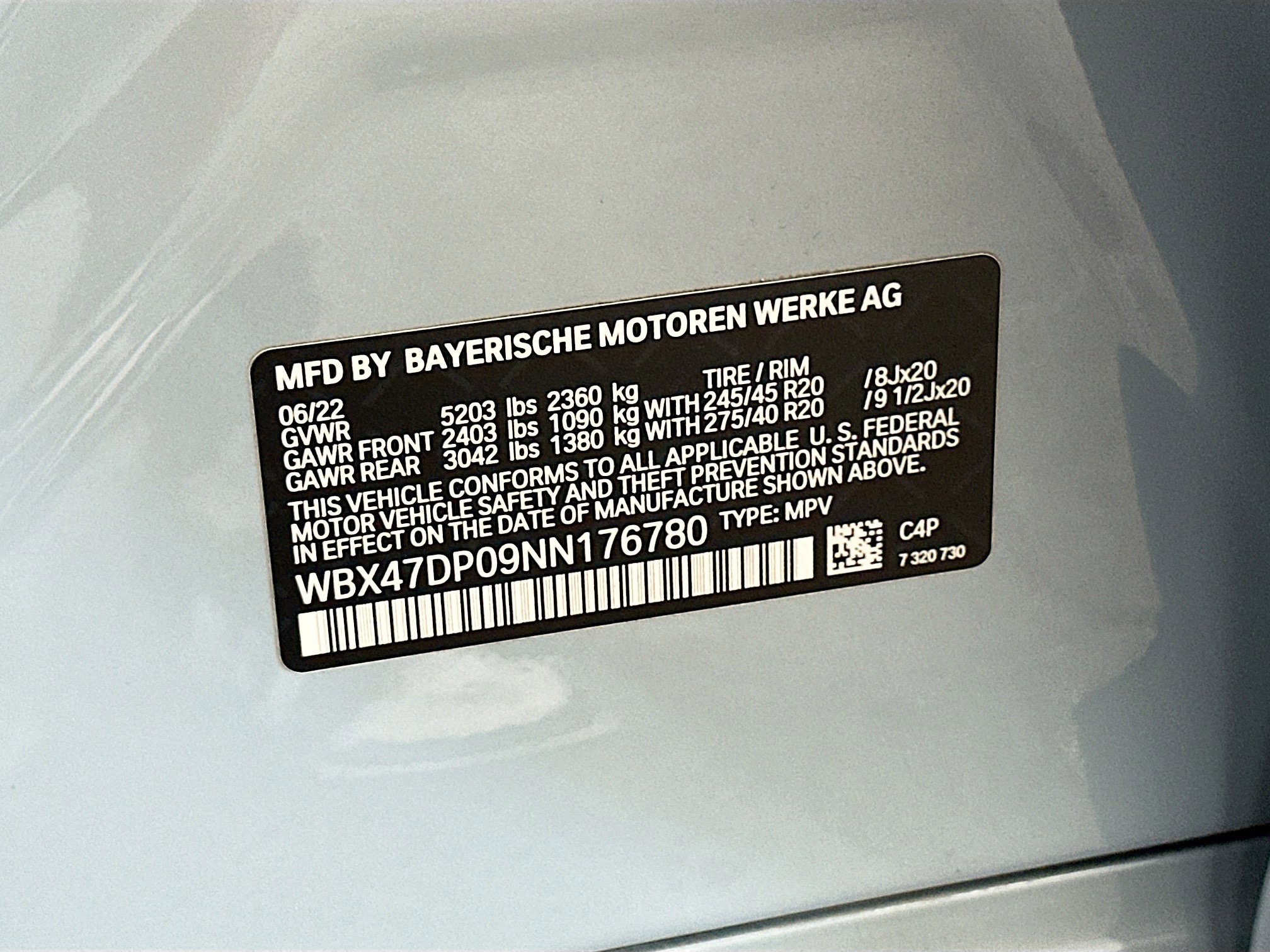 Certified 2022 BMW X3 sDrive30i w/ M Sport Package 2 image 34
