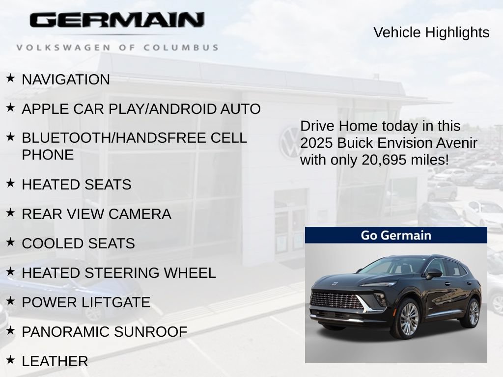 Used 2025 Buick Envision Avenir AWD/4WD image 5