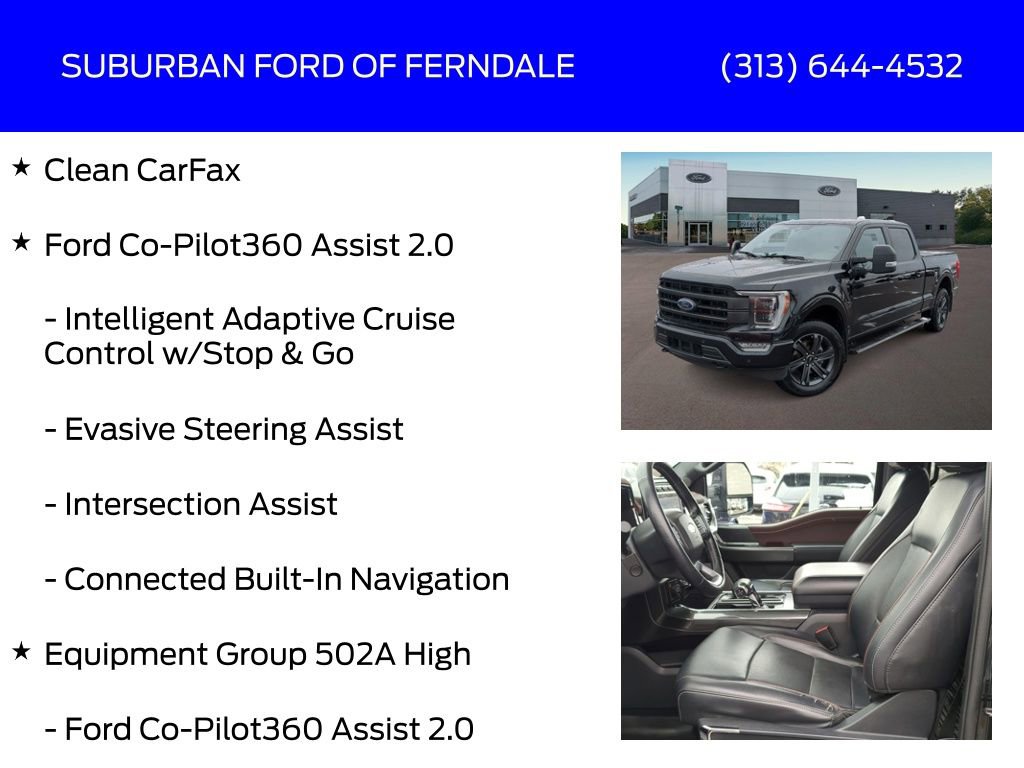 Used 2023 Ford F150 Lariat w/ Equipment Group 502A High image 4