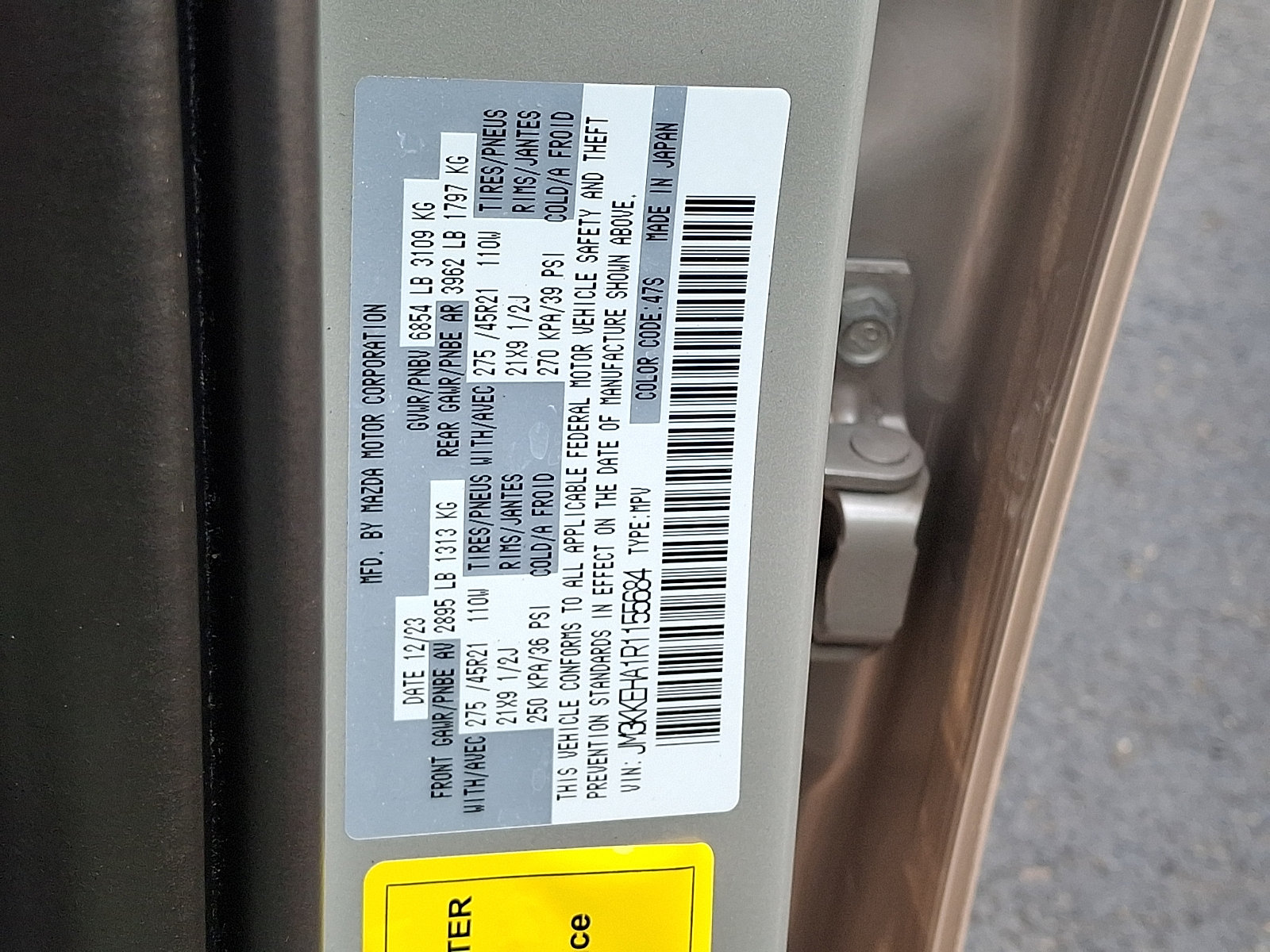 Certified 2024 MAZDA CX-90 Plug-In Hybrid w/ Premium Plus AWD/4WD image 33