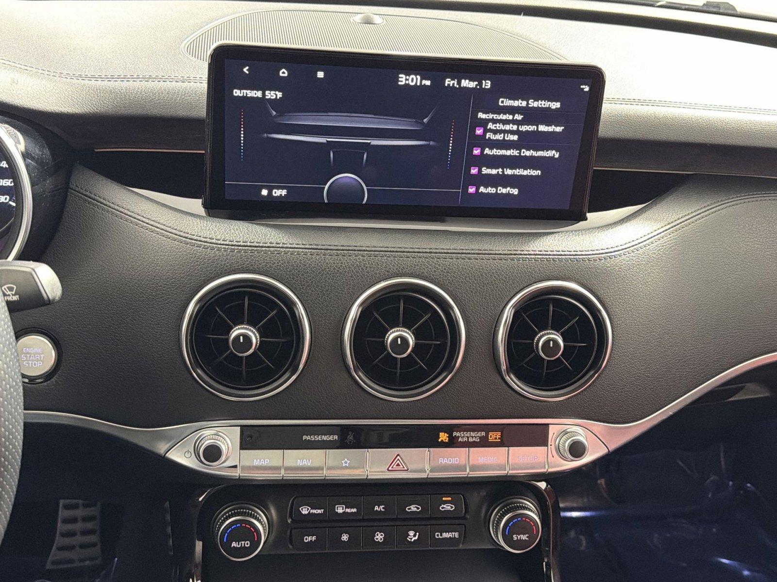 Used 2022 Kia Stinger GT1 w/ Red Interior Color Package image 21