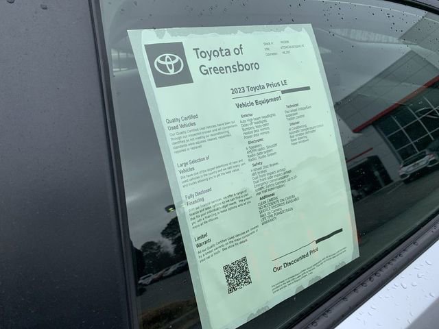 Used 2023 Toyota Prius LE image 36