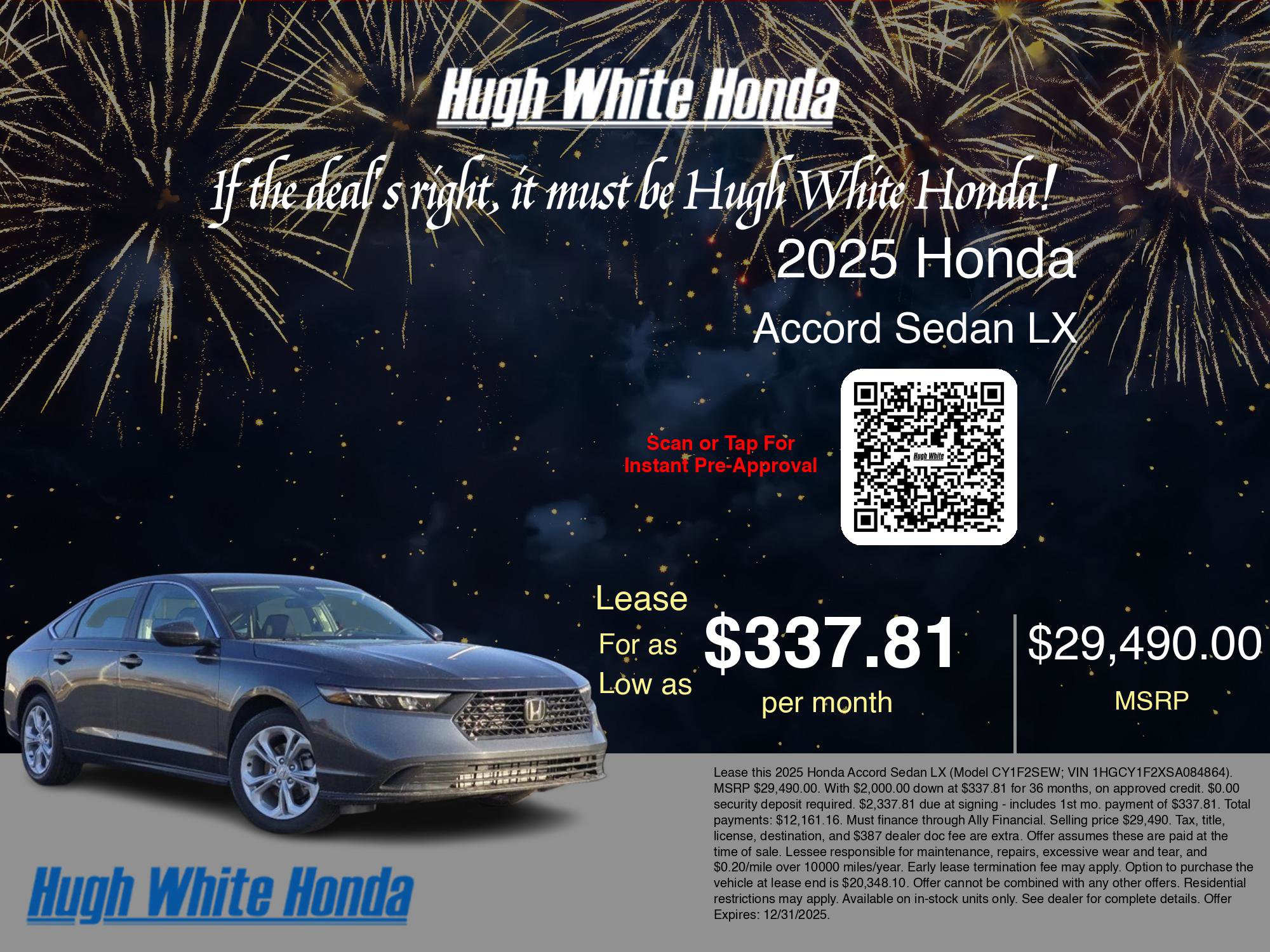 New 2025 Honda Accord LX image 3