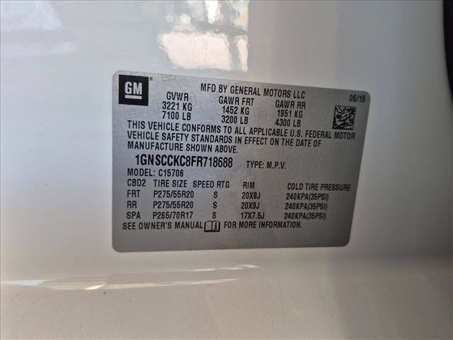 Used 2015 Chevrolet Tahoe LTZ RWD image 16