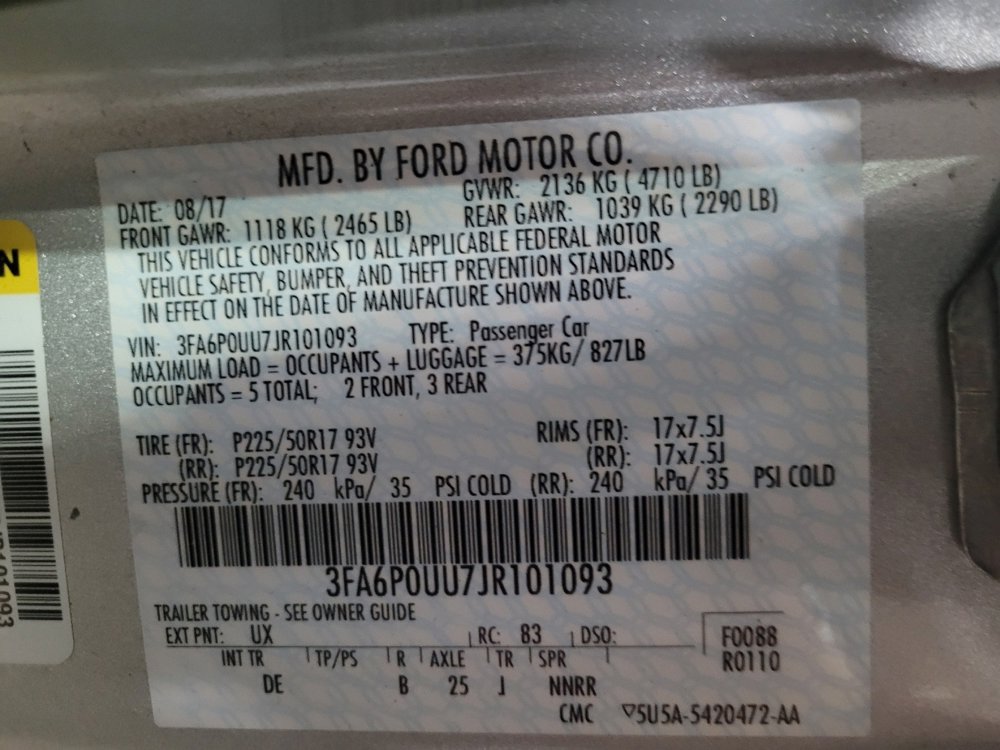 Used 2018 Ford Fusion S image 33