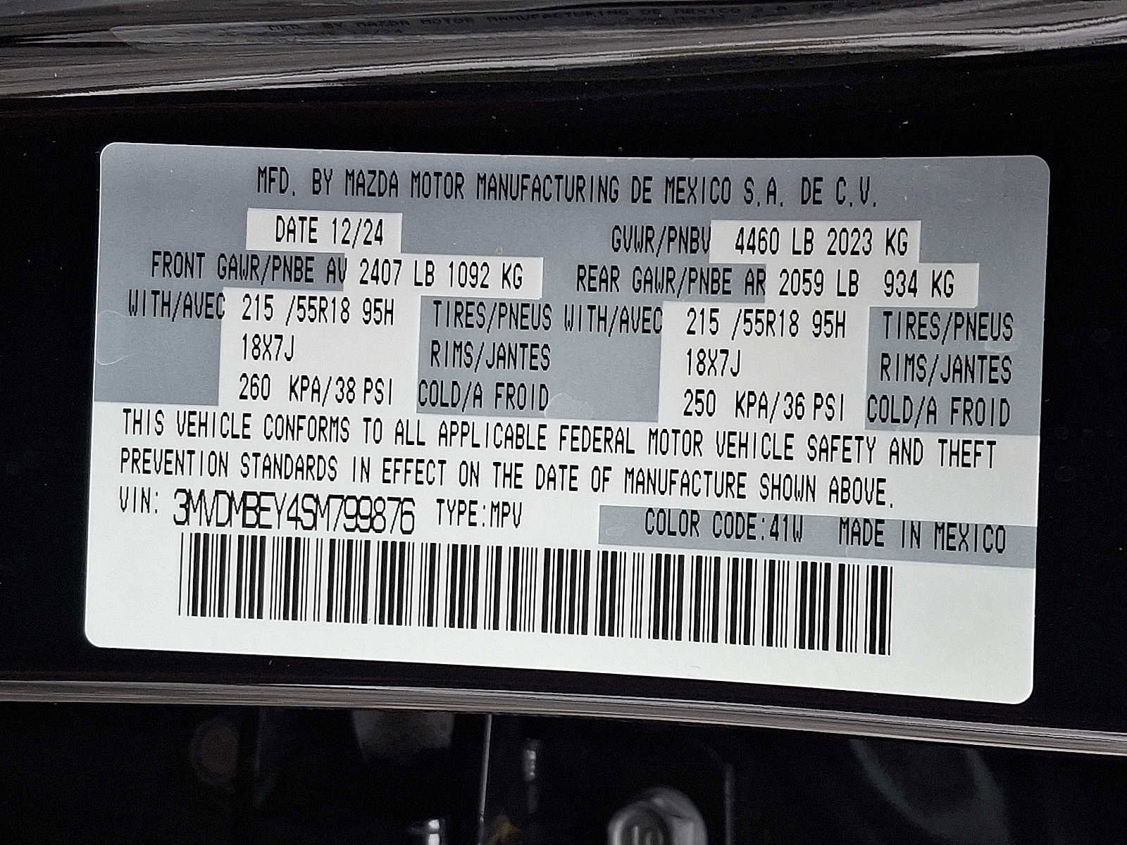 Certified 2025 MAZDA CX-30 2.5 Turbo w/ Premium Plus Pkg image 27