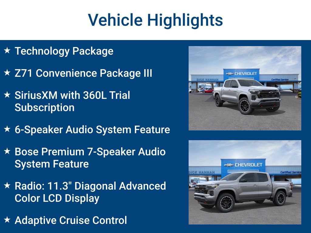 New 2026 Chevrolet Colorado Z71 w/ Technology Package AWD/4WD image 3