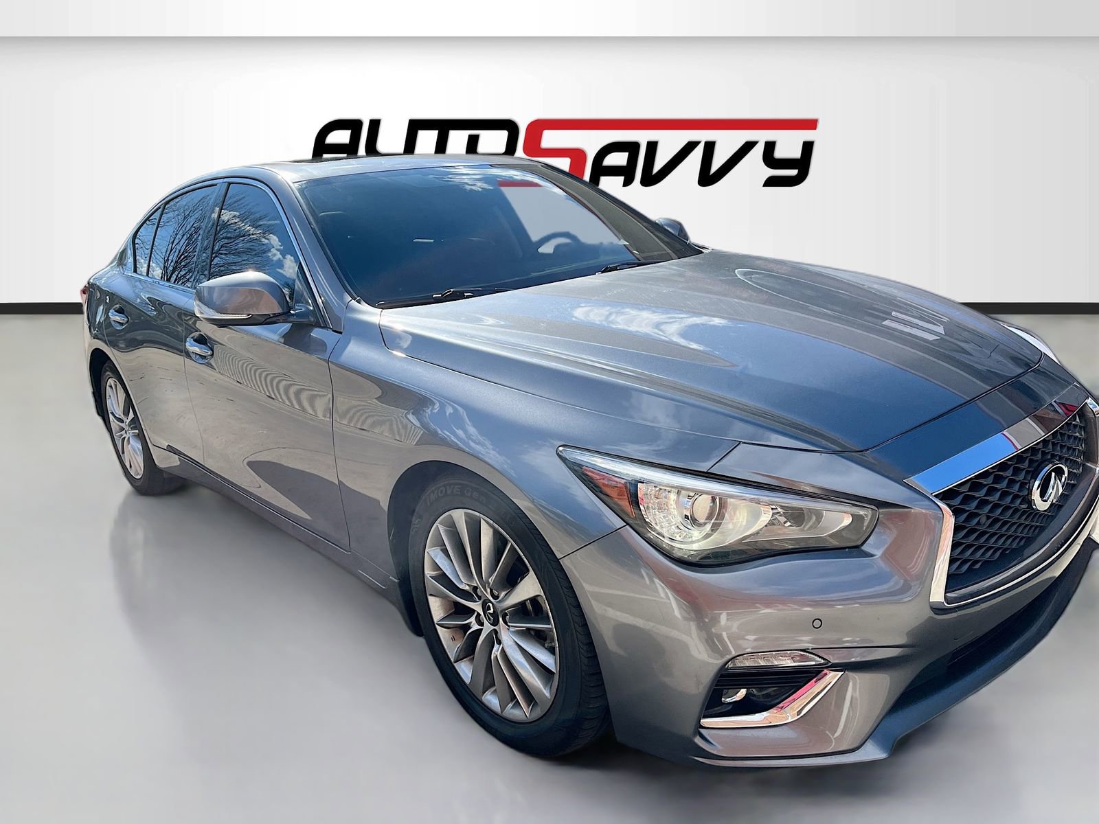 Used 2022 INFINITI Q50 Luxe w/ Cargo Package RWD image 1