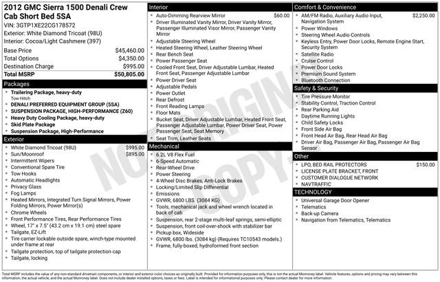 Used 2012 GMC Sierra 1500 Denali image 2
