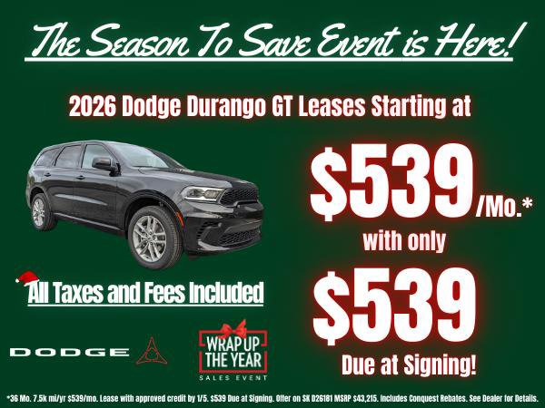 New 2026 Dodge Durango GT image 12