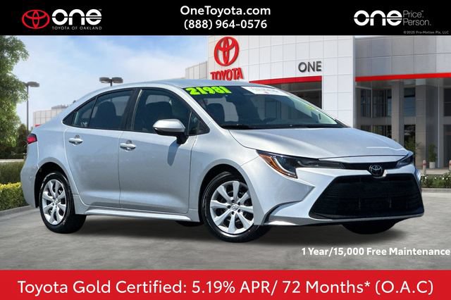 Certified 2024 Toyota Corolla LE FWD image 1